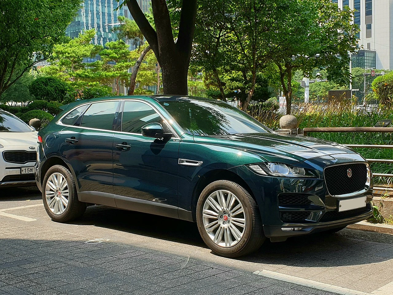 Jaguar F Pace X761 front side autodrivel