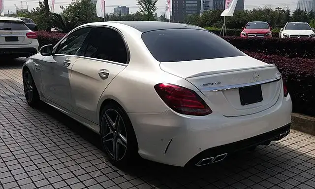 Mercedes C Class W205 rear almostcarreviews