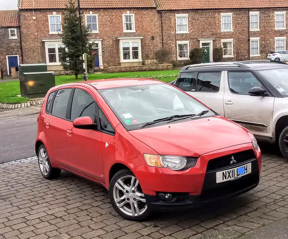 Mitsubishi Colt CZ front almostcarreviews
