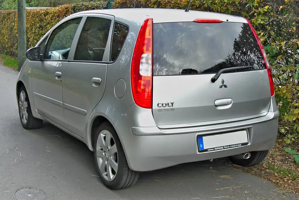 Mitsubishi Colt CZ rear almostcarreviews